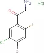 4-Bromo-5-chloro-2-fluorophenacylamine hydrochloride