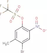 4-Bromo-5-methyl-2-nitrophenyl trifluoromethanesulphonate