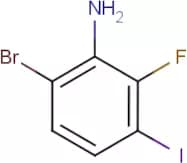 6-Bromo-3-iodo-2-fluoroaniline
