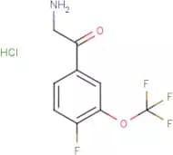 4-Fluoro-3-(trifluoromethoxy)phenacylamine hydrochloride