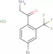4-Bromo-2-(trifluoromethyl)phenacylamine hydrochloride