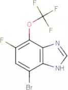 7-Bromo-5-fluoro-4-(trifluoromethoxy)-1H-benzimidazole
