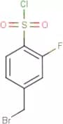 4-(Bromomethyl)-2-fluorobenzenesulphonyl chloride