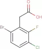 6-Bromo-3-chloro-2-fluorophenylacetic acid