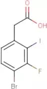 4-Bromo-3-fluoro-2-iodophenylacetic acid