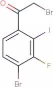 4-Bromo-3-fluoro-2-iodophenacyl bromide