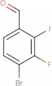 4-Bromo-3-fluoro-2-iodobenzaldehyde