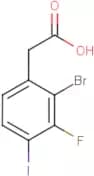 2-Bromo-3-fluoro-4-iodophenylacetic acid