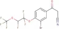 3-Bromo-4-[1,1,2-trifluoro-2-(trifluoromethoxy)ethoxy]benzoylacetonitrile