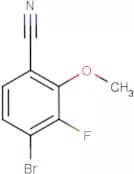 4-Bromo-3-fluoro-2-methoxybenzonitrile