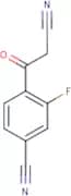 4-Cyano-2-fluorobenzoylacetonitrile