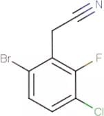 6-Bromo-3-chloro-2-fluorophenylacetonitrile