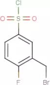 3-(Bromomethyl)-4-fluorobenzenesulphonyl chloride