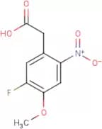 5-Fluoro-4-methoxy-2-nitrophenylacetic acid