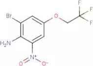 2-Bromo-6-nitro-4-(2,2,2-trifluoroethoxy)aniline