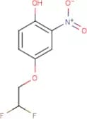 4-(2,2-Difluoroethoxy)-2-nitrophenol