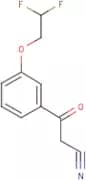 3-(2,2-Difluoroethoxy)benzoylacetonitrile