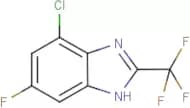 4-Chloro-6-fluoro -2-(trifluoromethyl)-1H-benzimidazole