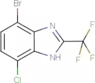 4-Bromo-7-chloro -2-(trifluoromethyl)-1H-benzimidazole
