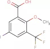 5-Iodo-2-methoxy-3-(trifluoromethyl)benzoic acid