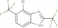 4-Bromo-2,5-bis(trifluoromethyl)-1H-benzimidazole