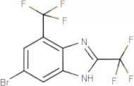 6-Bromo-2,4-bis(trifluoromethyl)-1H-benzimidazole