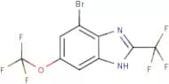 4-Bromo-6-(trifluoromethoxy)-2-(trifluoromethyl)-1H-benzimidazole