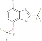 4-Fluoro-7-(trifluoromethoxy)-2-(trifluoromethyl)-1H-benzimidazole