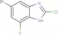 5-Bromo-2-chloro-7-fluoro-1H-1,3-benzimidazole