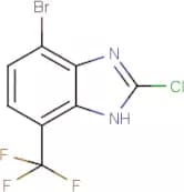 4-Bromo-2-chloro-7-(trifluoromethyl)-1H-1,3-benzimidazole