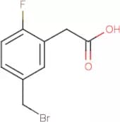 5-(Bromomethyl)-2-fluorophenylacetic acid