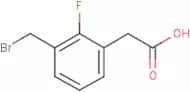 3-(Bromomethyl)-2-fluorophenylacetic acid