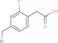 4-(Bromomethyl)-2-fluorophenylacetic acid