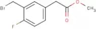 Methyl 3-(bromomethyl)-4-fluorophenylacetate