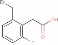 2-(Bromomethyl)-6-fluorophenylacetic acid