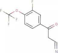 3-Fluoro-4-(trifluoromethoxy)benzoylacetonitrile
