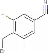 4-(Bromomethyl)-3-fluoro-5-iodobenzonitrile