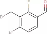 4-Bromo-3-(bromomethyl)-2-fluorobenzaldehyde