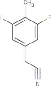3-Fluoro-5-iodo-4-methylphenylacetonitrile