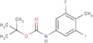3-Fluoro-5-iodo-4-methylaniline, N-BOC protected