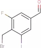4-(Bromomethyl)-3-fluoro-5-iodobenzaldehyde