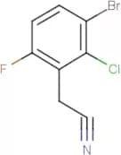 3-Bromo-2-chloro-6-fluorophenylacetonitrile