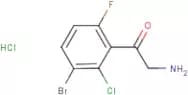 3-Bromo-2-chloro-6-fluorophenacylamine hydrochloride