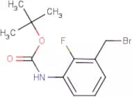 3-Amino-2-fluorobenzyl bromide, N-BOC protected