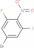 4-Bromo-2-fluoro-6-iodonitrobenzene