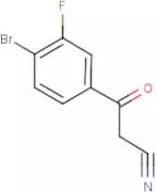 4-Bromo-3-fluorobenzoylacetonitrile