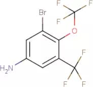 3-Bromo-4-(trifluoromethoxy)-5-(trifluoromethyl)aniline