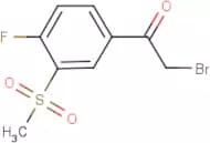 4-Fluoro-3-(methylsulphonyl)phenacyl bromide