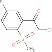 5-Fluoro-2-(methylsulphonyl)phenacyl bromide