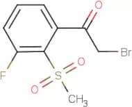 3-Fluoro-2-(methylsulphonyl)phenacyl bromide